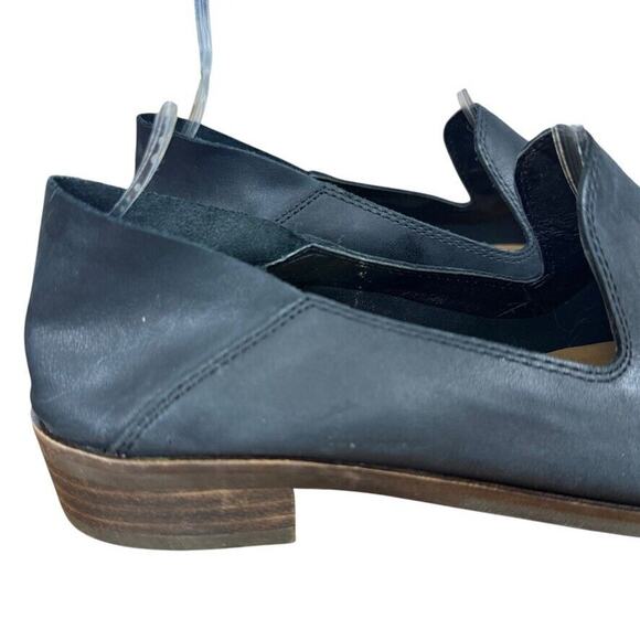 Lucky Brand Cahill Women Black Leather Slip On Loafers Flats Shoes Round Toe 7.5 - Picture 12 of 16